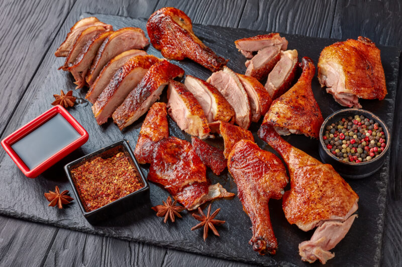 Spicy Roast Duck With Duck Sauce