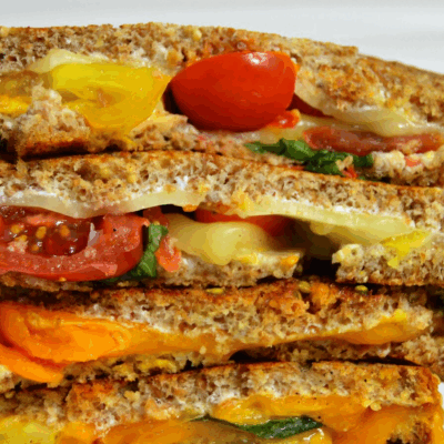 Vegetable Grilled Cheese