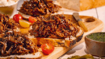 all night shredded beef long