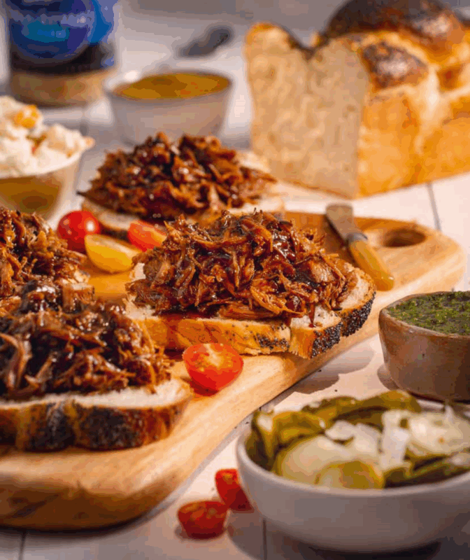 all night shredded beef long