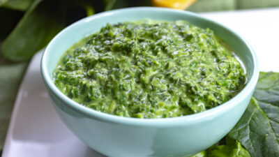 Dairy Free Creamed Spinach Side dish