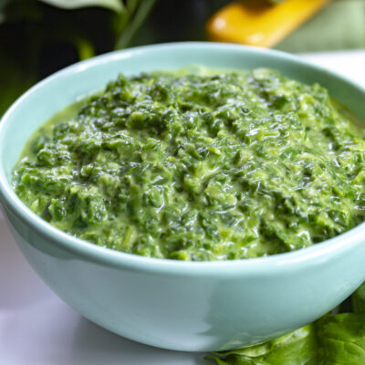 Dairy Free Creamed Spinach Side dish