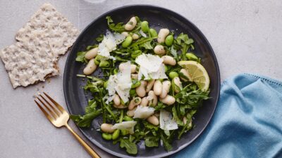 edamame white bean salad