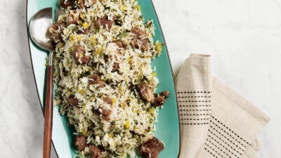 178 Green Herbed Rice with Meat