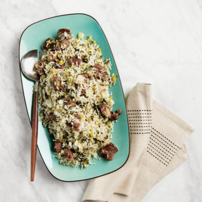 178 Green Herbed Rice with Meat