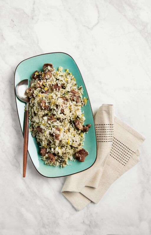 178 Green Herbed Rice with Meat