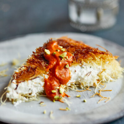 p.331 Savory Knafe with Red Pepper Sauce_SHUK