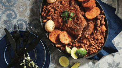 Southern style cholent with brisket