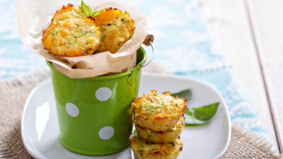 Bite Size Zucchini Kugels