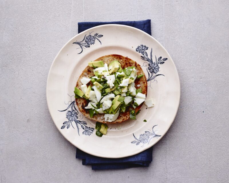 egg white and spinach salad