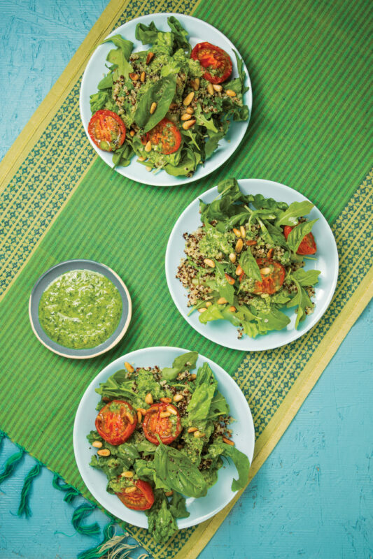 slow roasted tomato salad