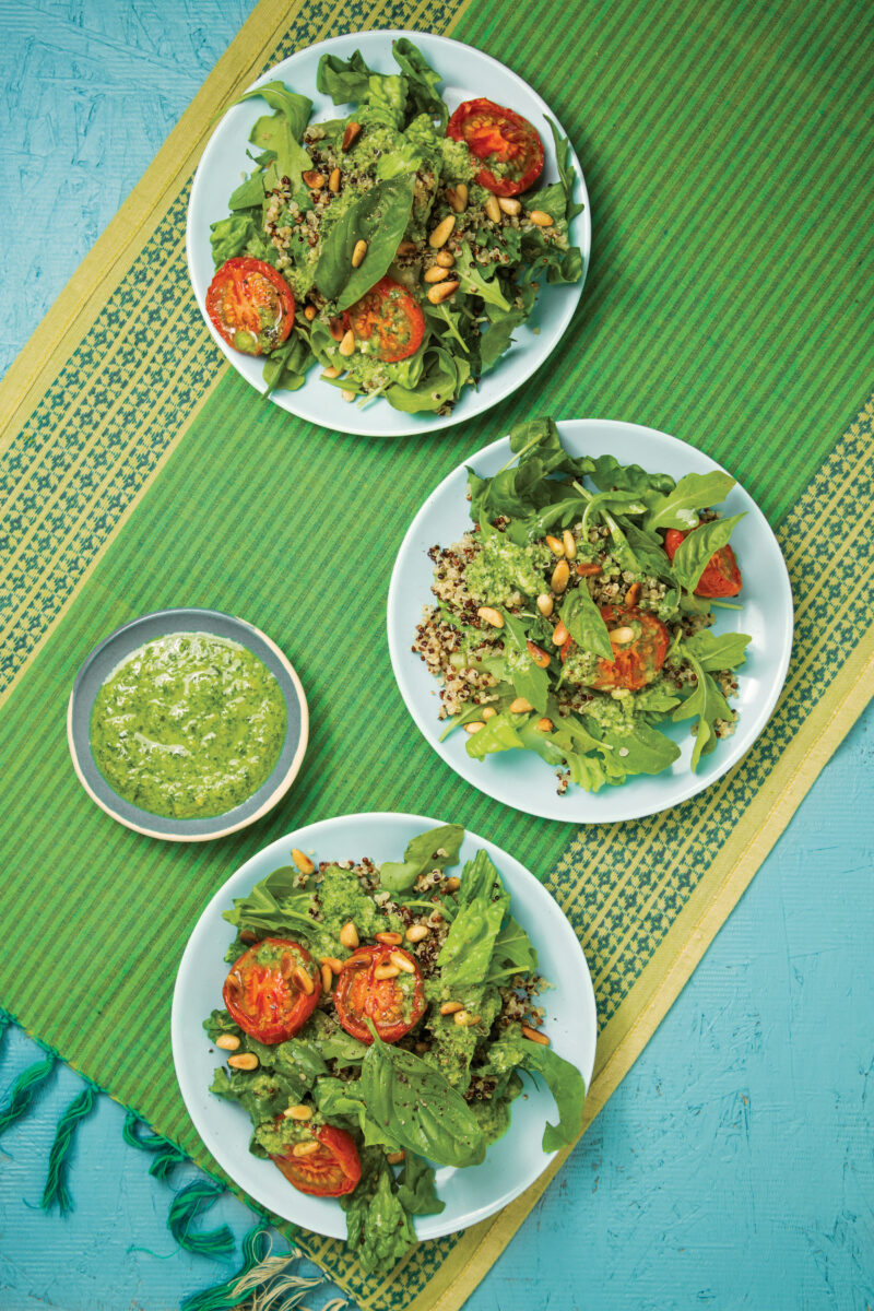 slow roasted tomato salad