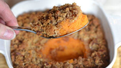 sweet potato casserole with streusel