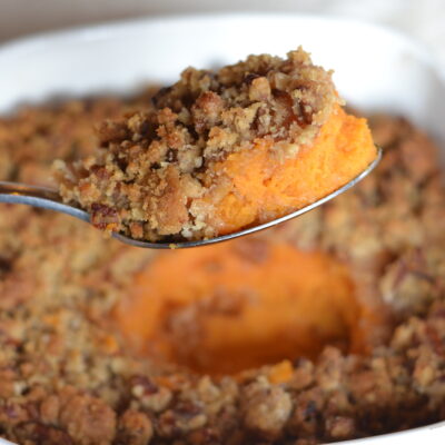 sweet potato casserole with streusel