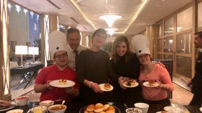 L-R: Refael, Avner On General Manager Waldorf Astoria Jerusalem, Ortal, Me and Ella
