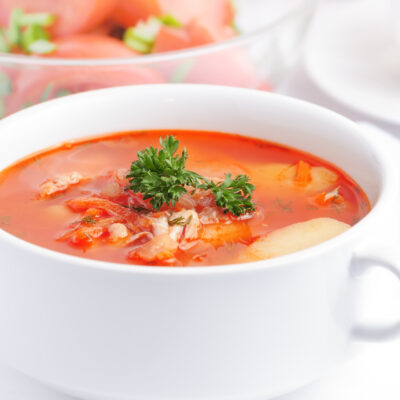 Greek Chicken and Onion Soup