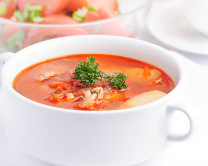 Greek Chicken and Onion Soup