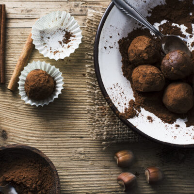 dairy free homemade chocolate truffles