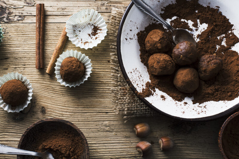 dairy free homemade chocolate truffles