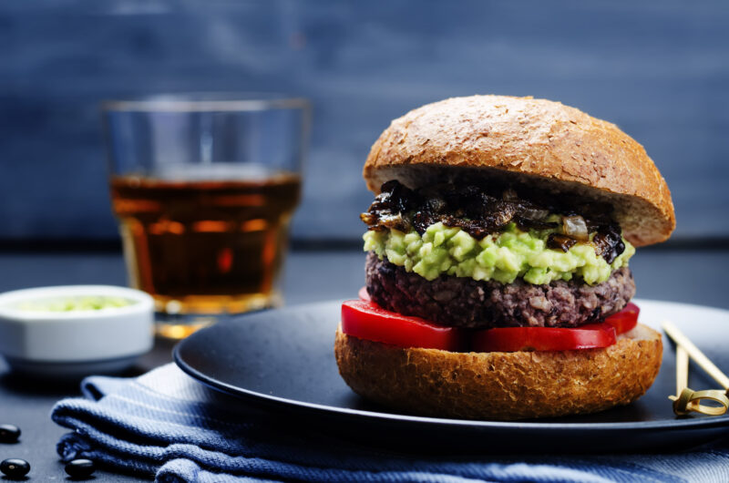 black bean burgers