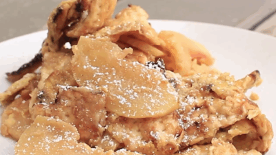 Cinnamon Apple Matzo Brei
