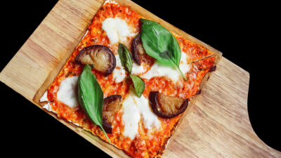 margherita matzo pizza
