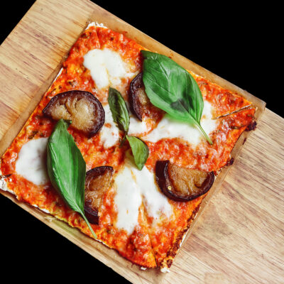 margherita matzo pizza