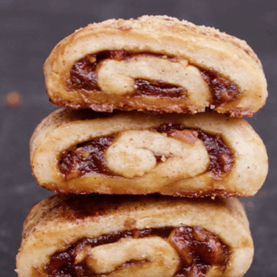 Apple butter rugelach