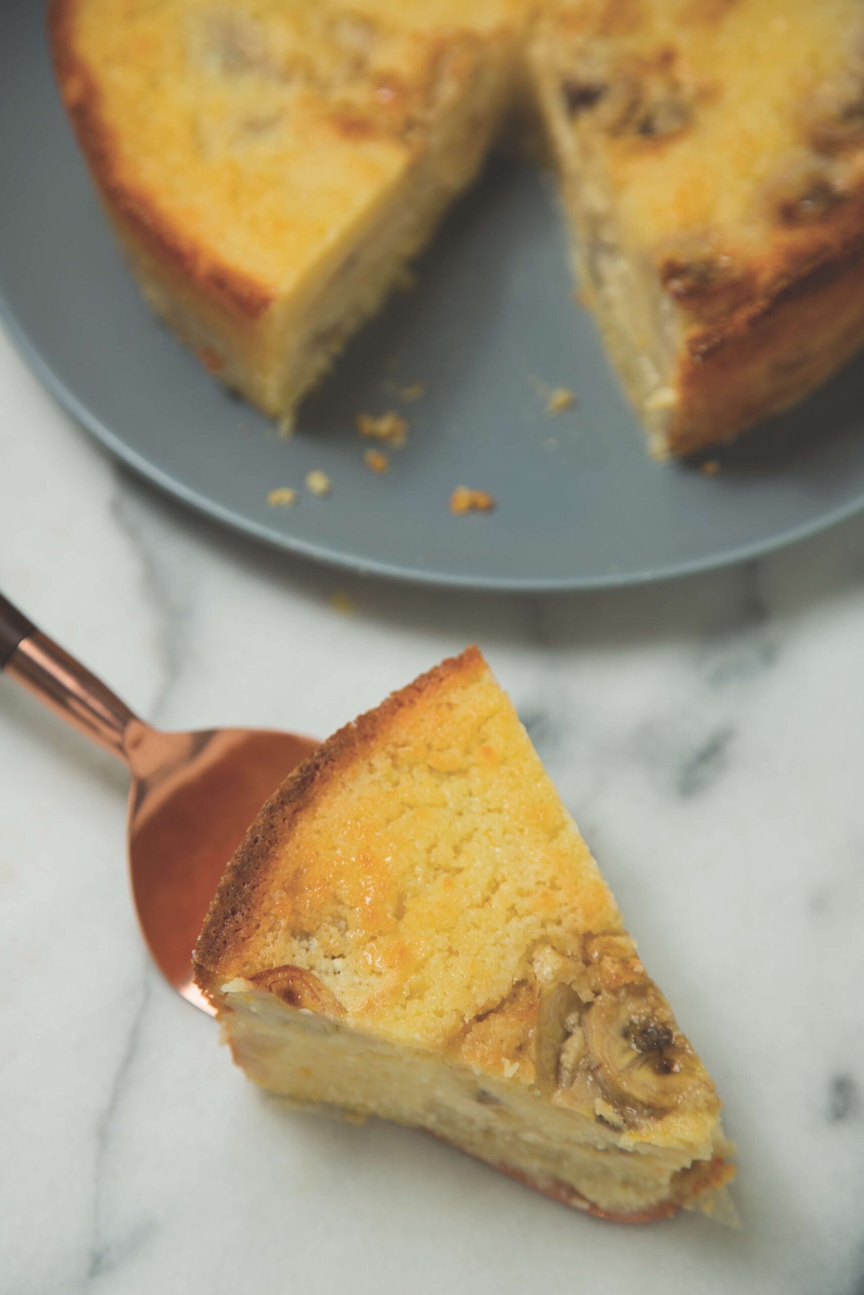 Banana cheesecake