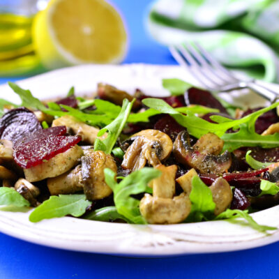 Beet and Mushroom Salad