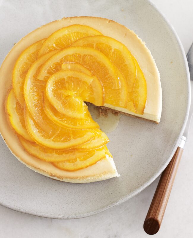 Candied Orange Cheesecake