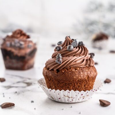 Chocolate Cupcakes with Chocolate Frosting