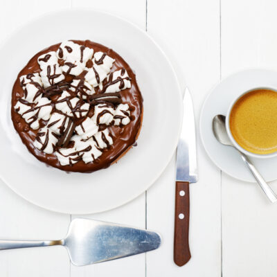 Coffee And Fudge Smore Ice Cream Cake