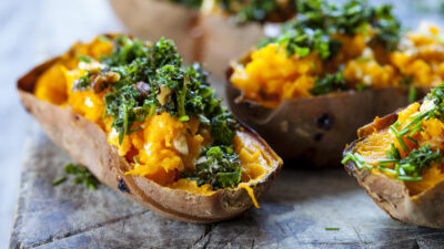 sweet potato skins