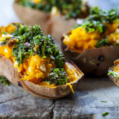 sweet potato skins