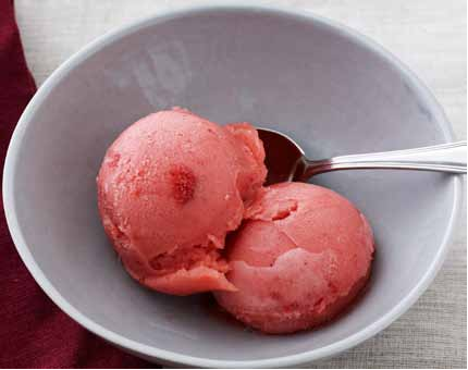 strawberry sorbet