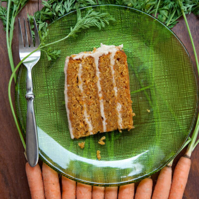 carrot cake slice