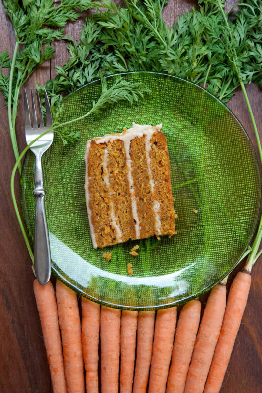 carrot cake slice