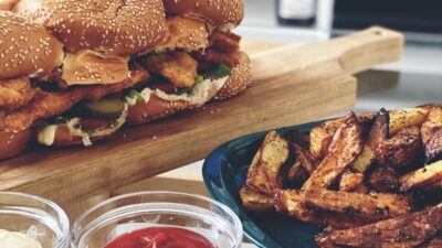 Challah Schnitzel Sandwich