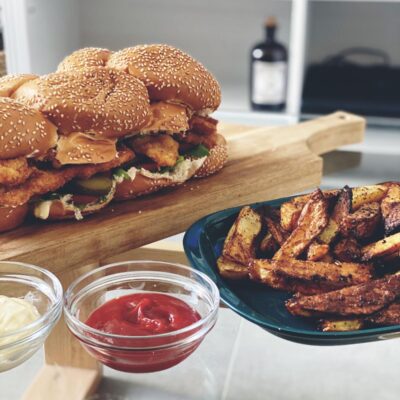 Challah Schnitzel Sandwich