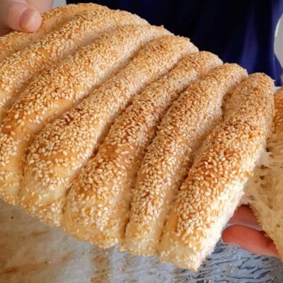 Sesame Stick Breads