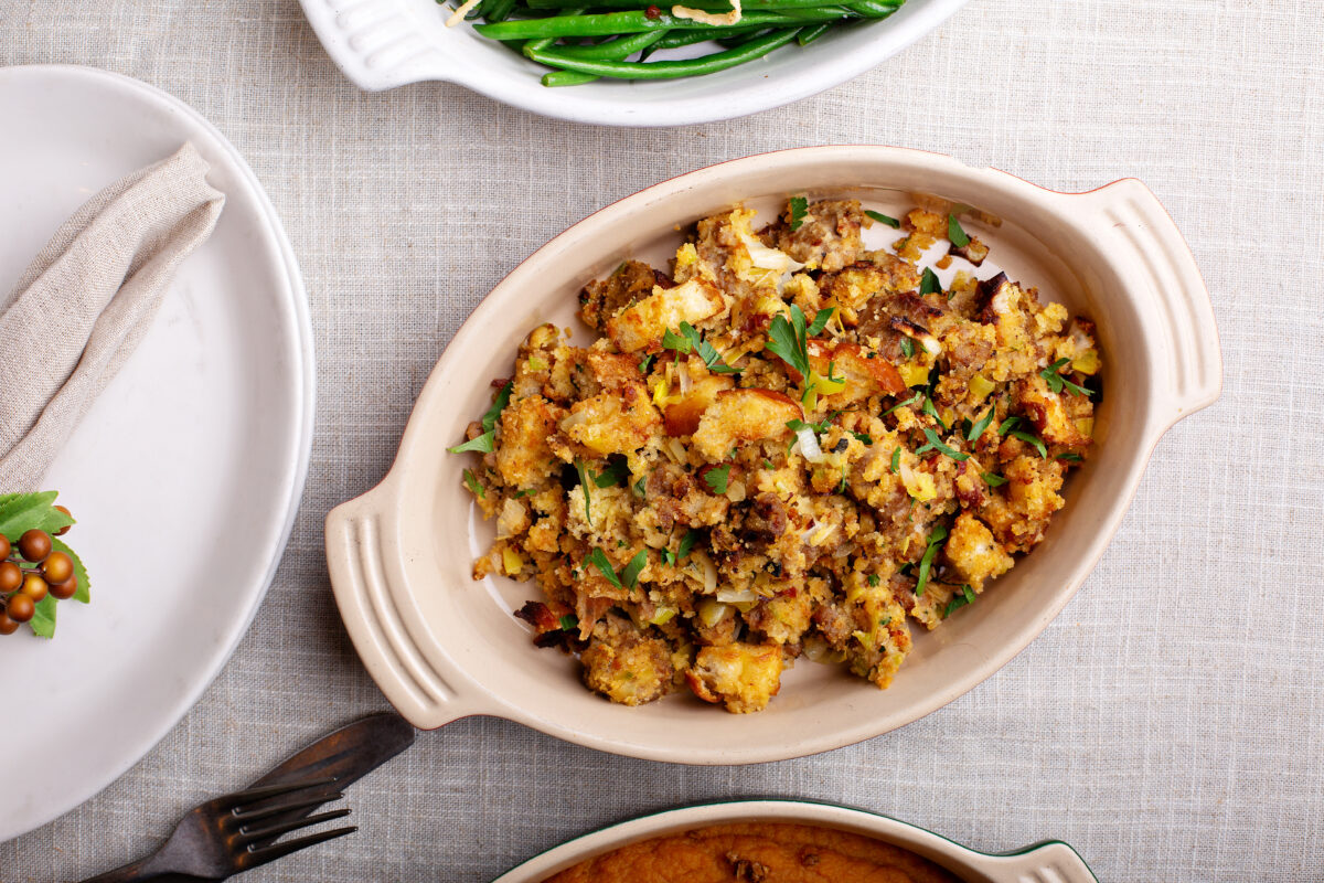 dairy free cornbread stuffing
