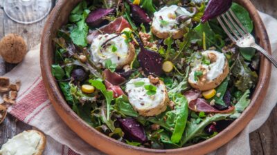 Roasted Beet and Goat Cheese Salad