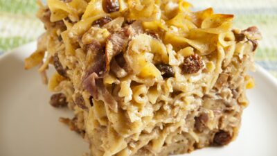 Honey Noodle Kugel