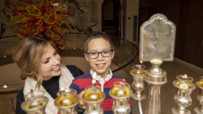 Jamie Chanukah Lighting