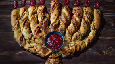 Pizza Hanukkiyah Photo