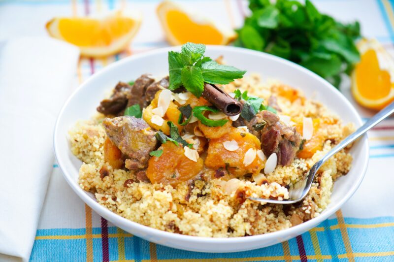 Spiced Couscous with Almonds