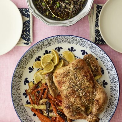 Zaatar Chicken and Carrots