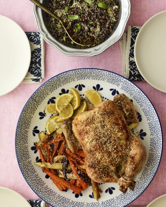 Zaatar Chicken and Carrots