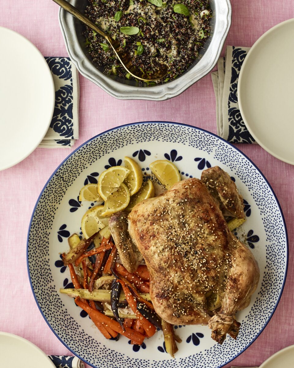 Zaatar Chicken and Carrots